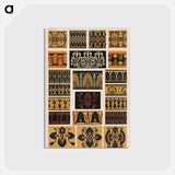 アートポストカード-Grammar of Ornament Illustration
 - 装飾の文法 Postcard.