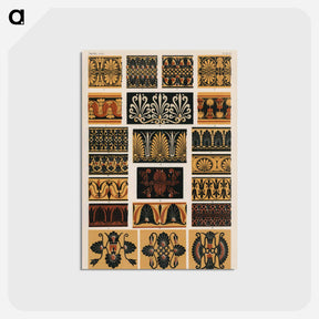 アートポストカード-Grammar of Ornament Illustration
 - 装飾の文法 Postcard.