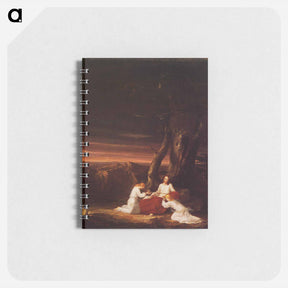 アートメモ帳-Angels Ministering to Christ in the Wilderness - トーマス コール Memo.