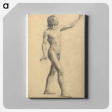 アートパネル-Male Academy Nude in Motion
 - ウィーン博物館 Canvas.