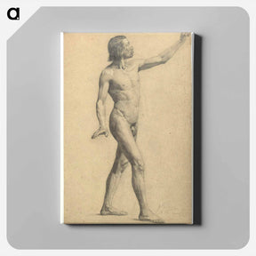 アートパネル-Male Academy Nude in Motion
 - ウィーン博物館 Canvas.