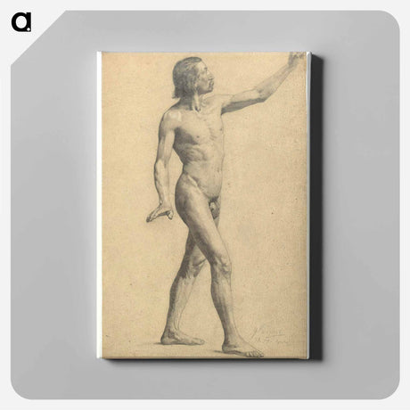 アートパネル-Male Academy Nude in Motion
 - ウィーン博物館 Canvas.