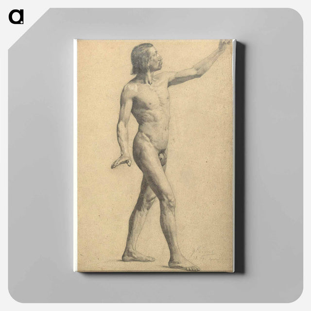 アートパネル-Male Academy Nude in Motion
 - ウィーン博物館 Canvas.