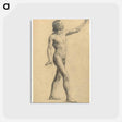 アートポストカード-Male Academy Nude in Motion
 - ウィーン博物館 Postcard.