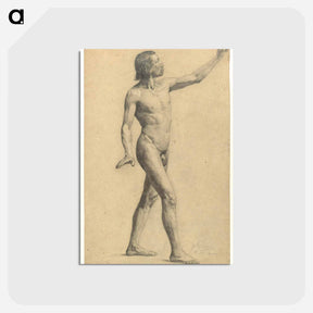 アートポストカード-Male Academy Nude in Motion
 - ウィーン博物館 Postcard.