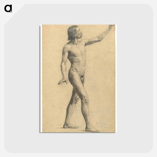 Male Academy Nude in Motion
 - ウィーン博物館 Postcard.