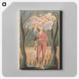 アートパネル-Songs of Innocence, Plate 1, Frontispiece - ウィリアム ブレイク Canvas.