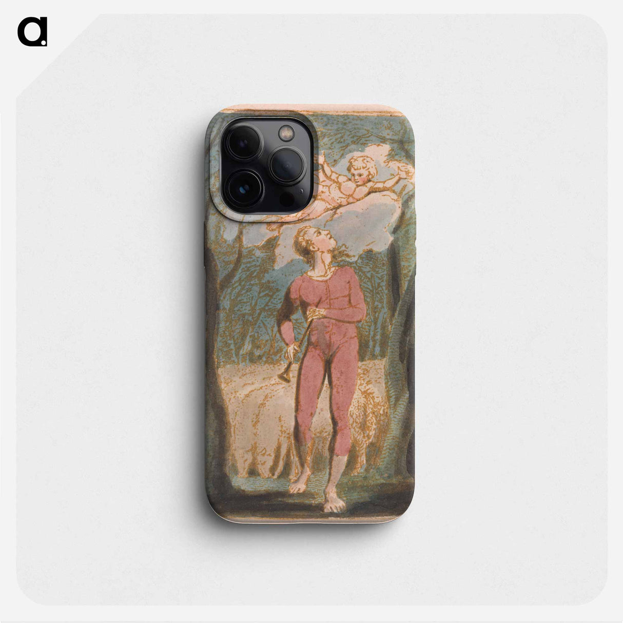 Songs of Innocence, Plate 1, Frontispiece - ウィリアム ブレイク Phone Case.