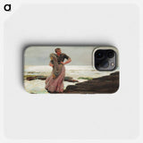 A Light on the Sea - Winslow Homer Phone Case.