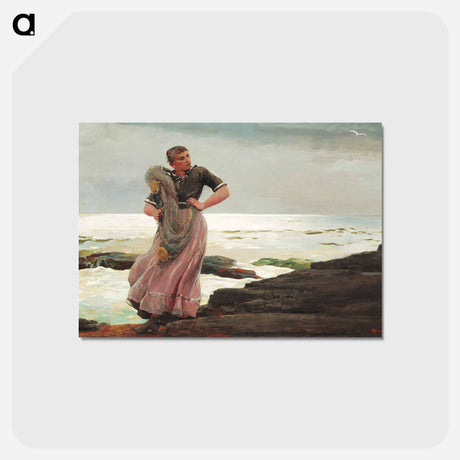 アートポストカード-A Light on the Sea - ウィンスロー ホーマー Postcard.