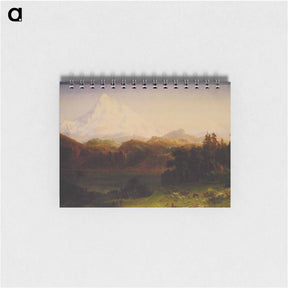 アートメモ帳-Mount Hood, Oregon - アルバート ビアスタット Memo.