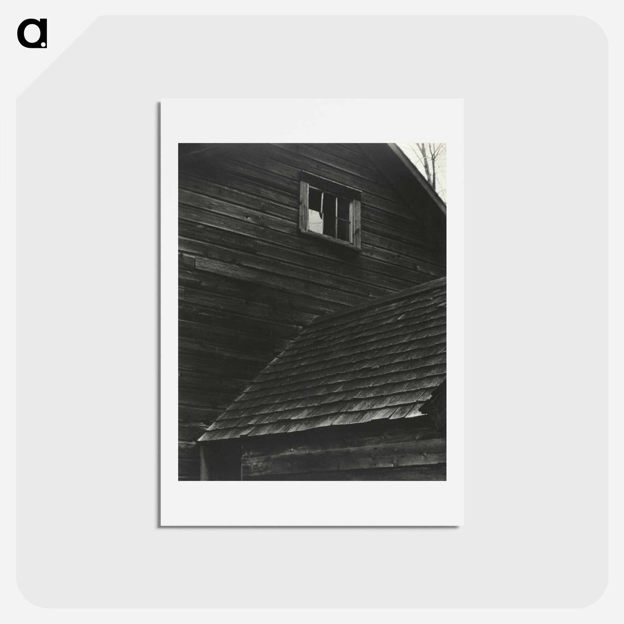 アートポストカード-Barn—Lake George - アルフレッド スティーグリッツ Postcard.