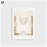 General plan of the mosaic for Fouquet jewelry store - アルフォンス ミュシャ Postcard.