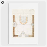 General plan of the mosaic for Fouquet jewelry store - アルフォンス ミュシャ Poster.