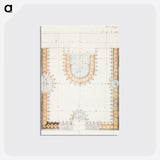 General plan of the mosaic for Fouquet jewelry store - アルフォンス ミュシャ Postcard.