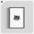 アートポスター-Victorian Typewriter Engraving
 - 大英図書館 Poster.