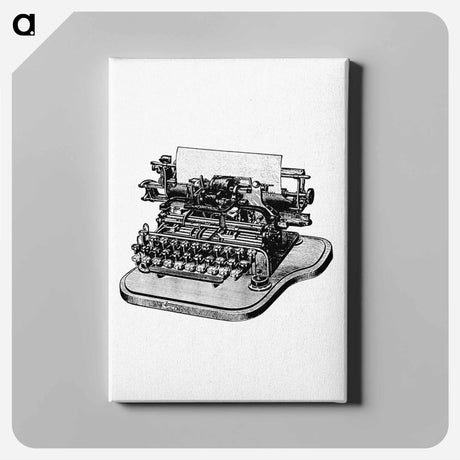 アートパネル-Victorian Typewriter Engraving
 - 大英図書館 Canvas.