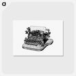 アートポストカード-Victorian Typewriter Engraving
 - 大英図書館 Postcard.