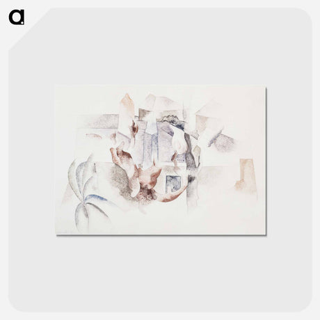 アートポストカード-Bermuda Landscape No. 2 - チャールズ デムス Postcard.
