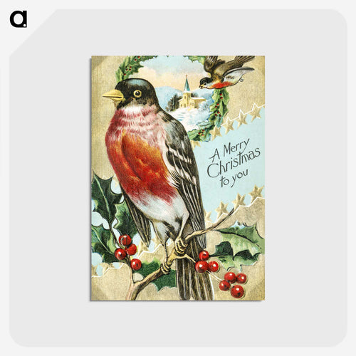 ヴィンテージ・クリスマス・ポストカード - クリスマス Postcard.