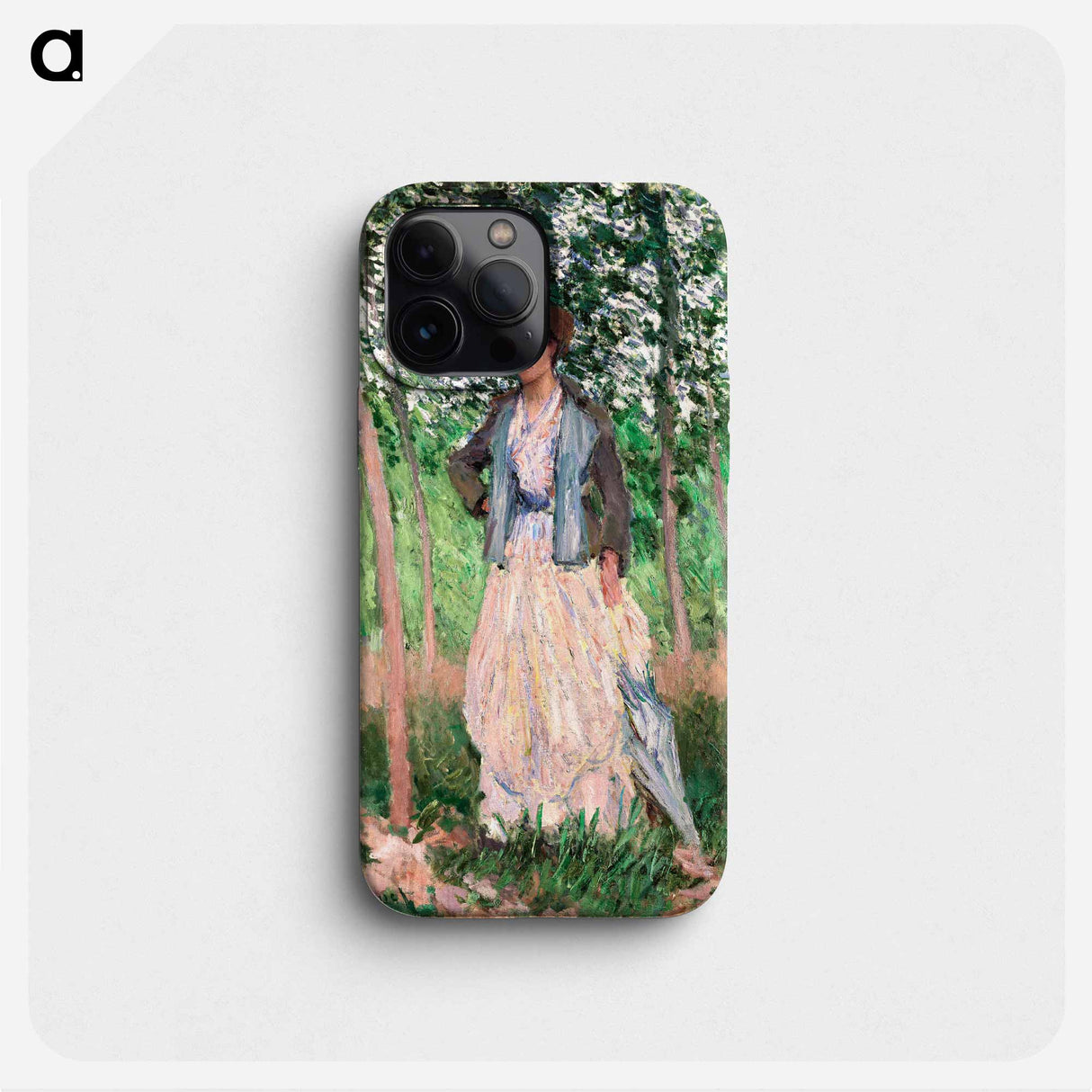 The Stroller - Claude Monet Phone Case.