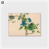 アートポストカード-Climbing Blue Flowers
 - クリーブランド美術館 Postcard.