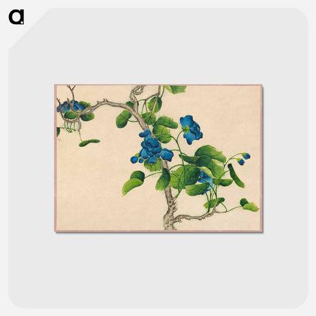 アートポストカード-Climbing Blue Flowers
 - クリーブランド美術館 Postcard.