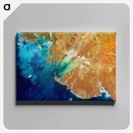 アートパネル-Kimberley Region, Western Australia
 - 上空からの地球 Canvas.