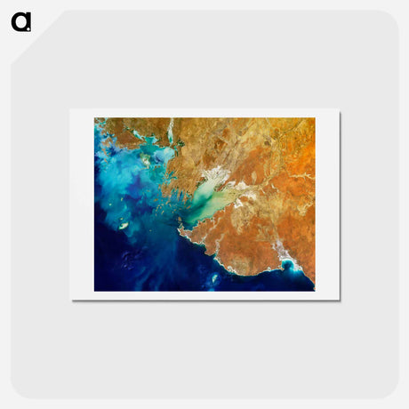 アートポストカード-Kimberley Region, Western Australia
 - 上空からの地球 Postcard.