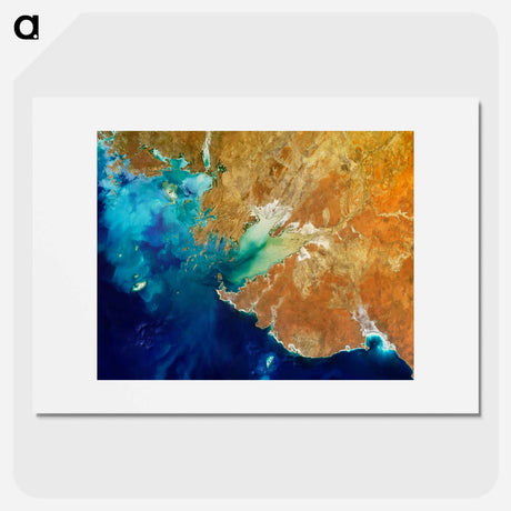 アートポスター-Kimberley Region, Western Australia
 - 上空からの地球 Poster.