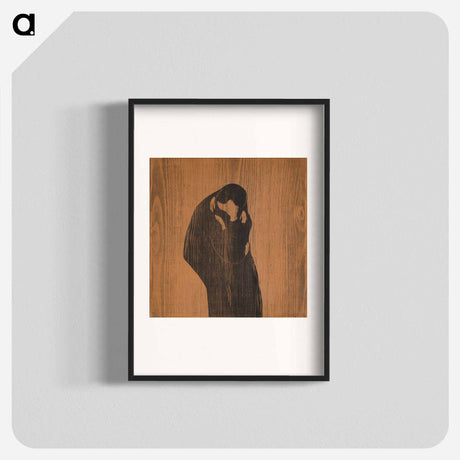 アートポスター-The Kiss IV - エドヴァルド ムンク Poster.