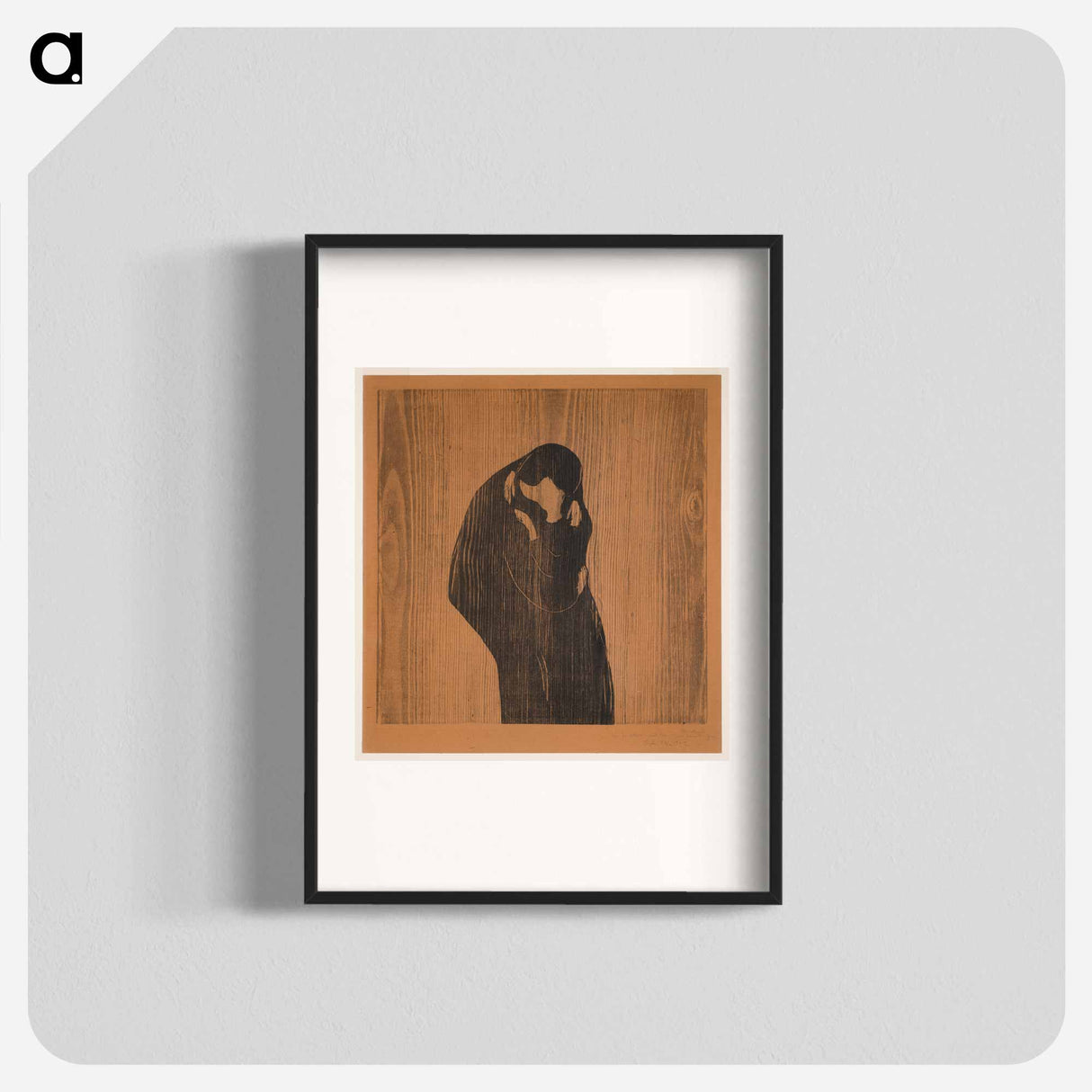 The Kiss IV - Edvard Munch Poster.