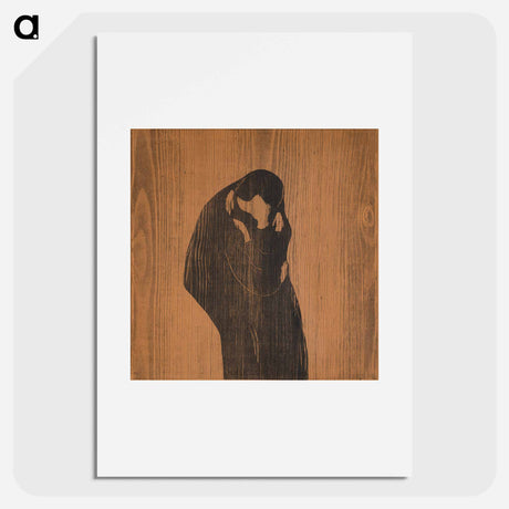 アートポスター-The Kiss IV - エドヴァルド ムンク Poster.