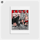 アートポストカード-Labour Day Number - エドワード ペンフィールド Postcard.