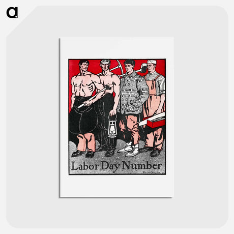 アートポストカード-Labour Day Number - エドワード ペンフィールド Postcard.