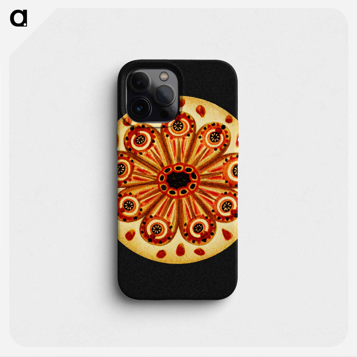 Colorful vintage tunicate marine life illustration - エルンスト ヘッケル Phone Case.