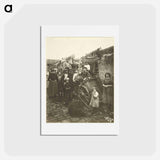 アートポストカード-Ragpickers' Camp
 - ウジェーヌ アジェ Postcard.