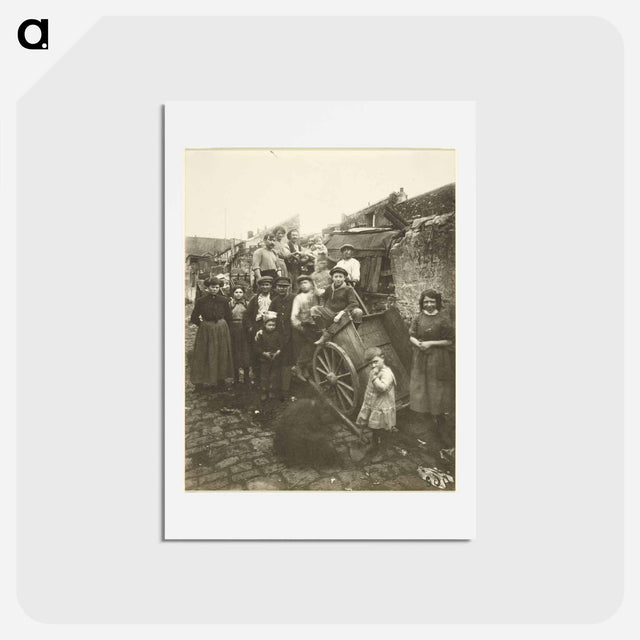 アートポストカード-Ragpickers' Camp
 - ウジェーヌ アジェ Postcard.