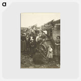 アートポストカード-Ragpickers' Camp
 - ウジェーヌ アジェ Postcard.
