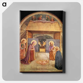 アートパネル-Nativity - フラ アンジェリコ Canvas.