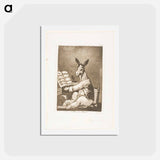 アートポストカード-And So Was His Grandfather - フランシスコ デ ゴヤ Postcard.