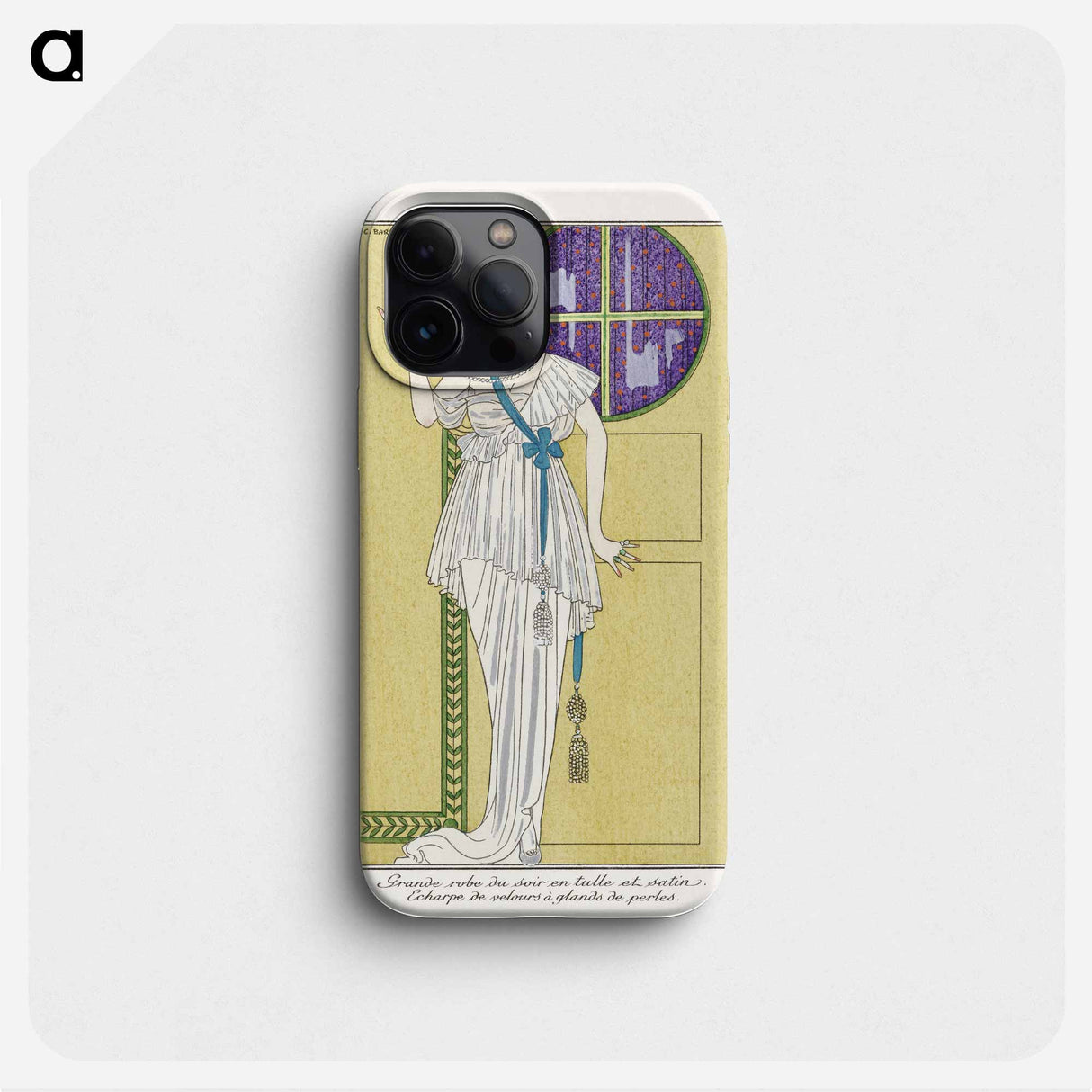 Parisian Costumes, No. 84: Grande robe du soir - Georges Barbier Phone Case.