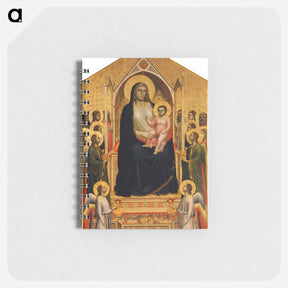 アートメモ帳-Madonna in Maest (Ognissanti Madonna) - ジョット ディ ボンドーネ Memo.