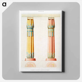 アートパネル-Karnac Beam Columns
 - エジプト美術史 Canvas.