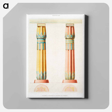 アートパネル-Karnac Beam Columns
 - エジプト美術史 Canvas.