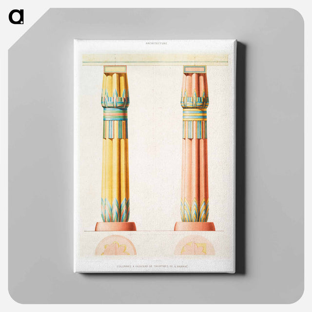 アートパネル-Karnac Beam Columns
 - エジプト美術史 Canvas.