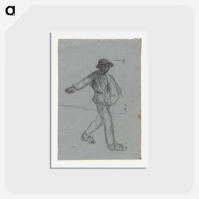 アートポストカード-The Sower - ジャン フランソワ ミレー Postcard.