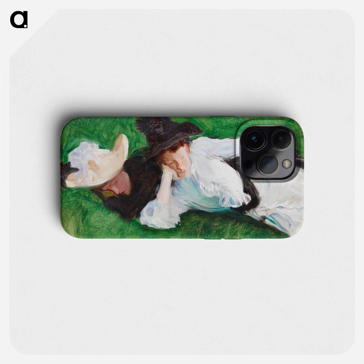 Two Girls on a Lawn - John Singer Sargent Phone Case.