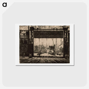 アートポストカード-The Iron Gate--Charleroi
 - ジョセフ ペネル Postcard.
