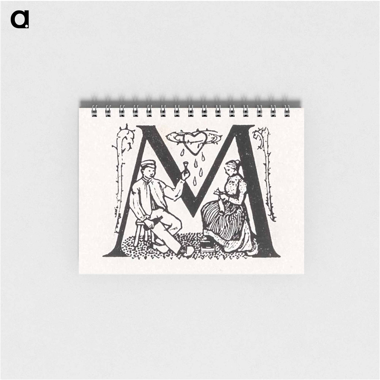Woodcut monograms - ユリー デ フラーハ Memo.